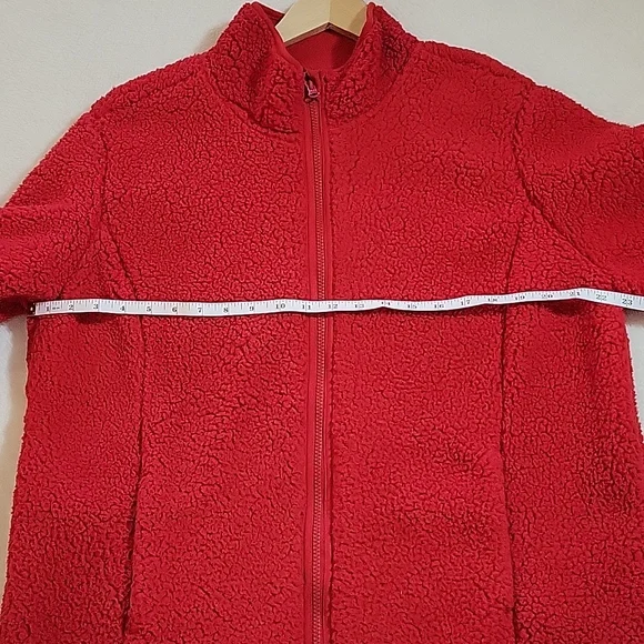 JF RED TEDDY JACKET XL - Picture 11 of 12